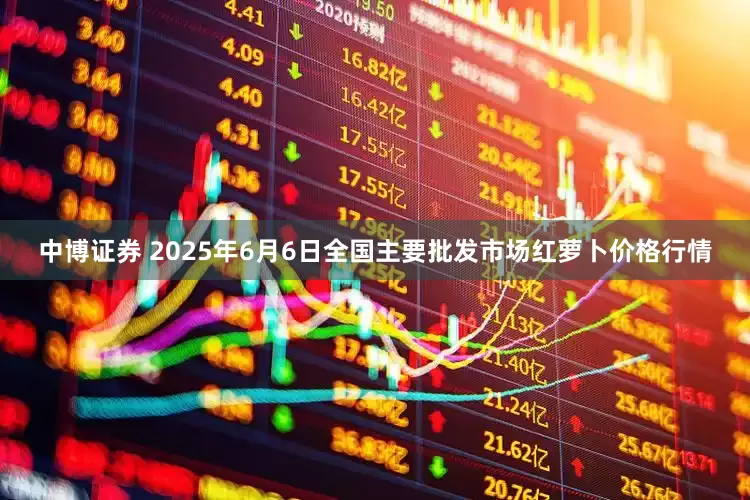 中博证券 2025年6月6日全国主要批发市场红萝卜价格行情